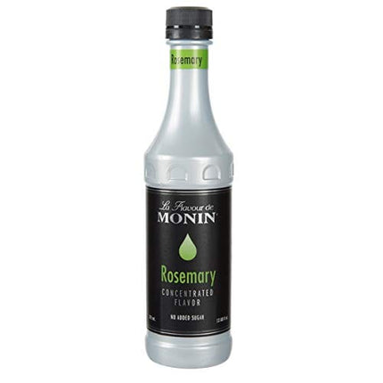 Monin - Rosemary Concentrated Flavor - No Added Sugar - Gluten Free - Vegan | 12.68 oz (375 ml)