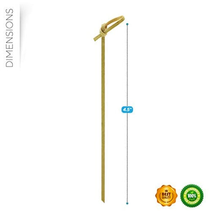 NEW NatureCore Bamboo Wooden Cocktail Picks - 250 PCS for BBQ, Fruit, Cocktail, Sandwich, Burger, Grill, Barbeque, Craft and Party