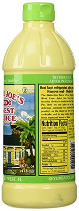 Nellie & Joes Juice Key West Lime, 2 Pack (16 ounces)