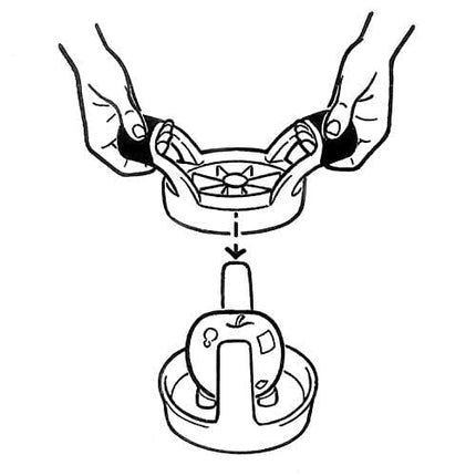 Norpro 5131 Fruit Wedger/Corer, Set of 3,