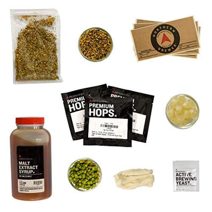 Northern Brewer - Siphonless 1 Gallon Craft Beer Making Starter Kit, Equipment and Beer Recipe Kit (Caribou Slobber Brown Ale)