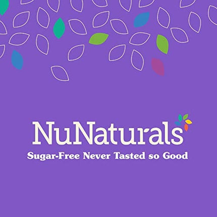 NuNaturals Stevia Syrup, Sugar-Free Sweetener, Plant-Based Sugar Substitute, Zero Calorie, Simple Syrup, 16 oz