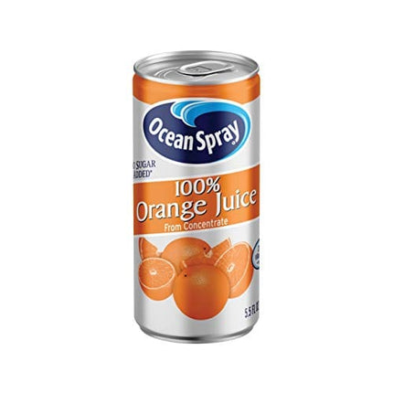 Ocean Spray 100% Orange Juice Mini Cans, 5.5 Ounce (Pack of 48)