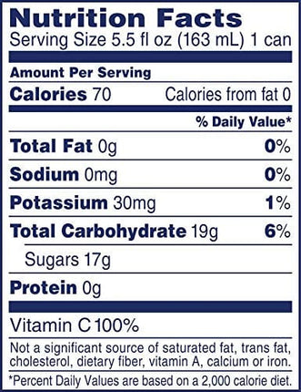Ocean Spray Cranberry Juice Cocktail Mini Cans, 5.5 Ounce (Pack of 48)