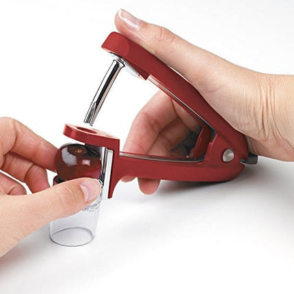 OXO Good Grips Cherry and Olive Pitter, Red