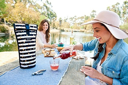 PackIt Freezable Wine Bag, Celebration Dot