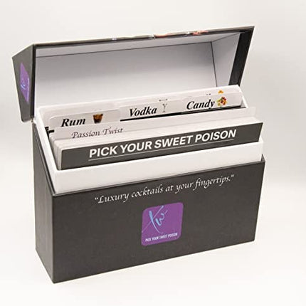 Custom Cocktail Recipe Cards - Pick Your Sweet Poison