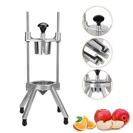 POWLAB Commercial Easy Wedger 8 Wedger Fruit Lime Slicer Cutter Stainless Steel Blade Commercial Vegetable Chopper Dicer Lemon Cutter for Home Bar Restaurant Lemons Limes Tomatoe Potatoe