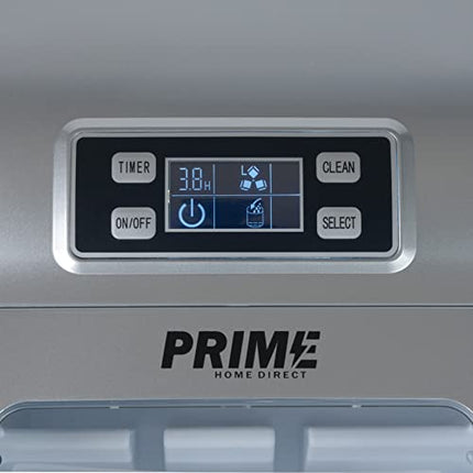 Prime Home Direct Stainless Steel Countertop Ice Maker Machine | Nugget Ice Maker | Portable Ice Maker | Self-Cleaning Ice Machine | Ice Cube Maker | Ice Makers Countertop for Home Kitchen Bar Party