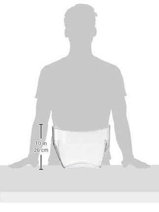 Prodyne - AB-14-A Prodyne On Ice Beverage Tub, 12.5" x 8.5" x 9.75", Clear