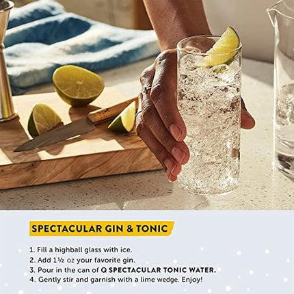 Q Drinks Tonic Water, 7.5 Fl Oz (pack of 4)
