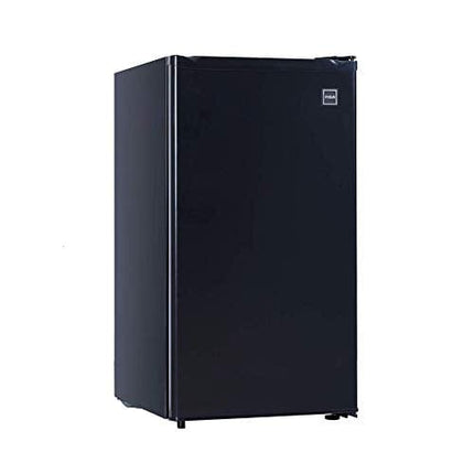 RCA RFR321-B-Black-COM RFR321 Single Mini Refrigerator-Freezer Compartment-Adjustable Thermostat Control-Reversible Doors-Ideal for for Dorm, Office, RV, Garage, Apartment-Black Cubic Feet, 3.2 CU.FT