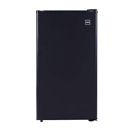RCA RFR321-B-Black-COM RFR321 Single Mini Refrigerator-Freezer Compartment-Adjustable Thermostat Control-Reversible Doors-Ideal for for Dorm, Office, RV, Garage, Apartment-Black Cubic Feet, 3.2 CU.FT