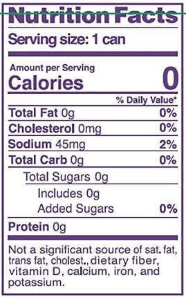 Pacific Sea Salt Club Soda, Regatta Craft Mixers, Zero Calorie, Premium Cocktail Mixer, 7.5oz, Case of 24 Sleek Cans