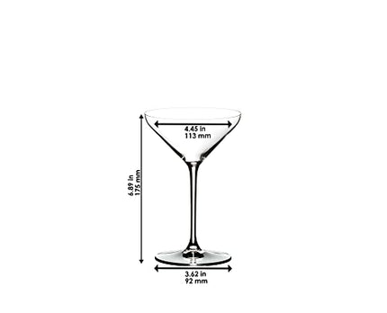Riedel Extreme Martini Glass, Set of 2, Clear, 8.82 fluid ounces