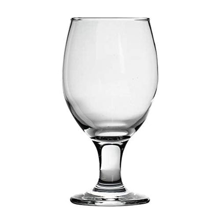 6x 400ml (13.5oz) Classic Tulip Beer Glasses Set - Classic Style Glass for Real Ale and IPA - Stemmed Snifter Drinking Lager Glass - By Rink Drink