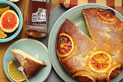 Runamok Maple Bourbon Barrel Aged Maple Syrup - Authentic & Real Vermont Maple Syrup | Natural Sweetener | Great for Cocktails, Cheese Pairing & Pancakes Maple Syrup | 8.45 Fl Oz (250mL)