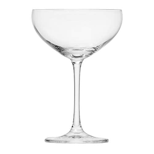 Schott Zwiesel Tritan Crystal Glass Saucer Champagne, 9-1/2-Ounce, Set of 6 -