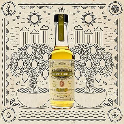 Scrappy's Bitters - Lime, 5 oz - Organic Ingredients, Finest Herbs & Zests, No Extracts, Artificial Flavors, Chemicals or Dyes. Made in the USA!