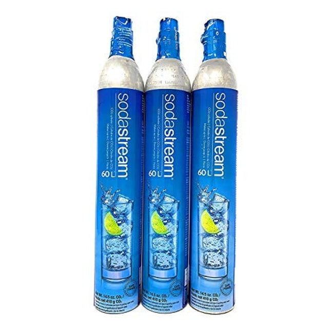 sodastream 60L Co2 Carbonator, 14.5oz, Set of 3