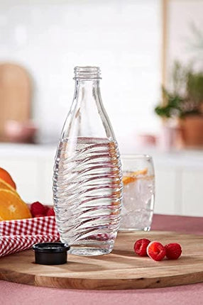 SodaStream Glass Carbonating Carafe (Aqua Fizz, Crystal, Penguin Machines Only)