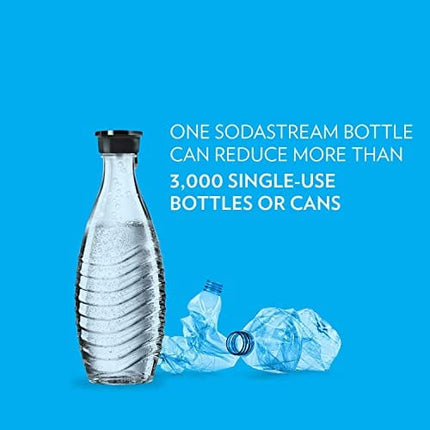 SodaStream Glass Carbonating Carafe (Aqua Fizz, Crystal, Penguin Machines Only)