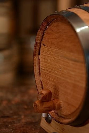 Personalized - Custom Engraved American Premium Oak Aging Barrel - Age your own Whiskey, Beer, Wine, Bourbon, Tequila, Rum, Hot Sauce & More | Barrel Aged (5 Liters)