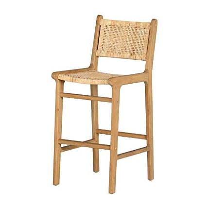 South Shore Balka Rattan Stool Rattan, Bohemian Harmony