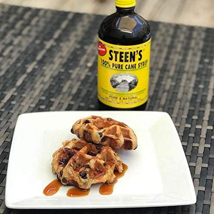Steen's 100% Pure Cane Syrup, 16fl. Oz - No Preservatives - Pure & Natural - Open Kettle