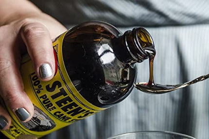 Steen's 100% Pure Cane Syrup, 16fl. Oz - No Preservatives - Pure & Natural - Open Kettle