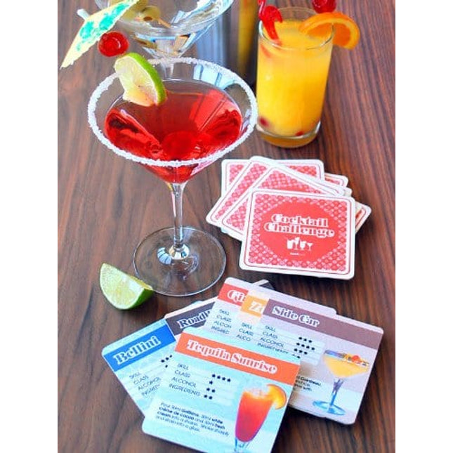 SUCK UK Cocktail Recipe Drink Mats