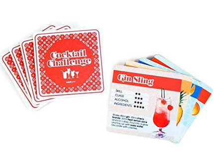 SUCK UK Cocktail Recipe Drink Mats
