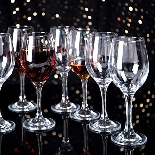 SUNNOW Vastto 10 Ounce Classic Crystal Wine Glass,for Home Dinning, Bar and Party,Set of 12