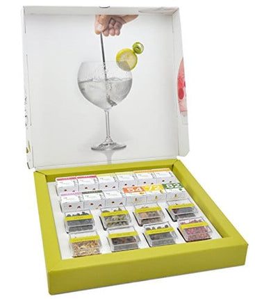 Te Tonic Gin And Tonic Party Box – 24 Gin and Vodka Infusions, 8 Botanicals Bags - Cocktail Infusion Kit For Bars/Restaurants And Hotels – Ideal Gin Gift Box