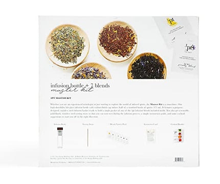 1pt Cocktail Infusion Master Kit - Craft Cocktail Home Bar Infuser Kit w/ Infusion Bottle & Infusion Blend Variety Pack, 9 Piece Set