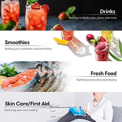 Terra Hiker Ice Maker for Countertop with Handle, 9 Ice Cubes Ready in 6 Minutes, 28.7 lbs Ice in 24 Hours, No Water Line and Drain Line Required, Home Ice Machine with Ice Scoop and Basket