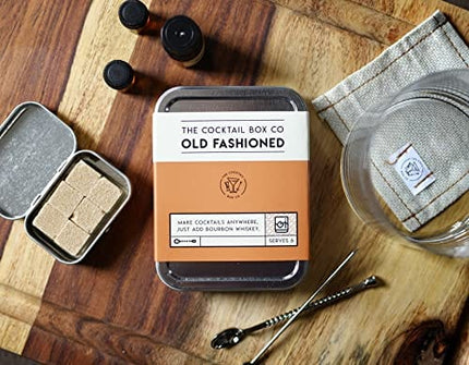 The Old Fashioned & Sazerac Cocktail Kit - The Cocktail Box Co. Premium Cocktail Kits - Hand Crafted Cocktails. Great gift for any cocktail lover! (2 Kit Variety Pack)