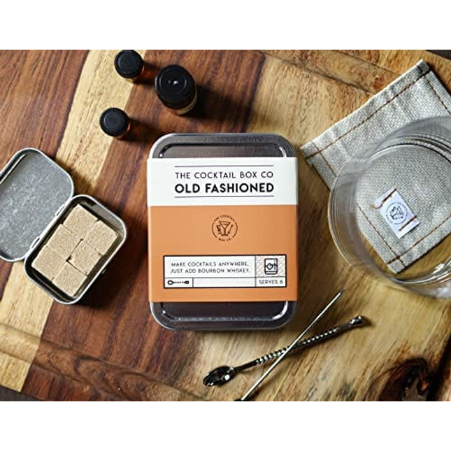 The Old Fashioned & Sazerac Cocktail Kit - The Cocktail Box Co. Premium Cocktail Kits - Hand Crafted Cocktails. Great gift for any cocktail lover! (2 Kit Variety Pack)