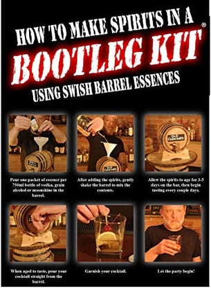 Thousand Oaks Barrel Co. - Kentucky Bourbon Whiskey Making Kit – Make & Age Spirits in a Oak Cask - Keg Aged Whisky Rum Wine Beer Gin – Oak Barrel Bootleg Kit
