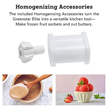 Tribest Greenstar GSE-5010 Elite Slow Masticating Juicer, Twin Gear Cold Press Juicer & Juice Extractor, Black