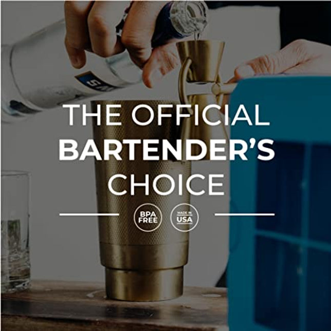 True Cubes Clear Ice Cube Maker, Clear Ice Mold - 4 Large Clear Ice Cubes for Cocktails, Drinks & Whiskey - BPA-Free Silicone Square Ice Cube Mold - Whiskey Gifts for Men