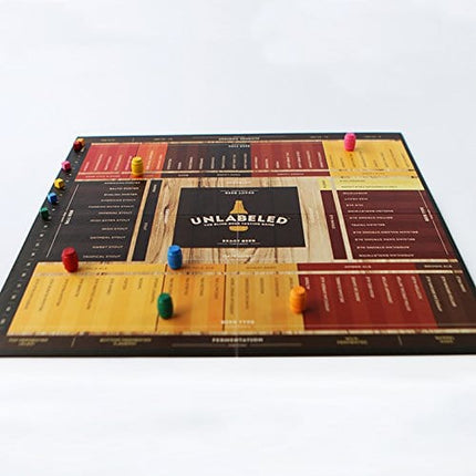 Unlabeled - The Blind Beer Tasting Board Game: Put Your Taste Buds to The Test and Play at Home or at The bar!