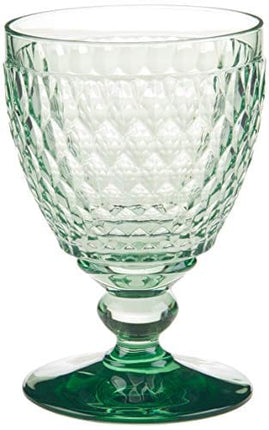 Boston Wine Goblet Set of 4 by Villeroy & Boch,Crystal - Green