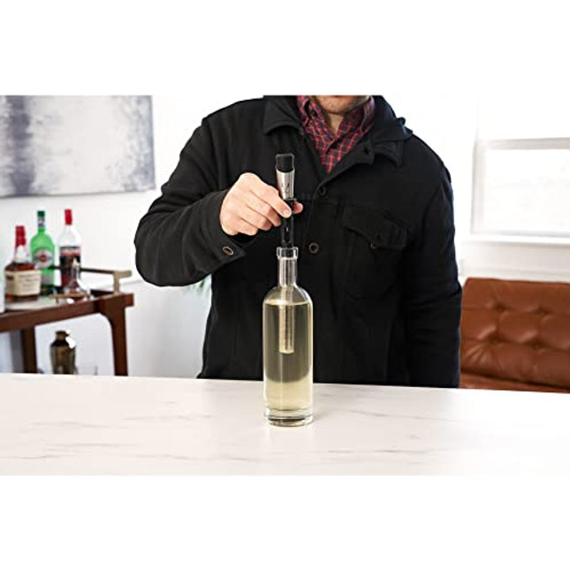 Viski Alchemi Spirit Infusion Kit for Liquor, Gin, Vodka, Whiskey, Rum, Tequila Infuser, Customize Craft Cocktails, Stainless Steel, Set of 1