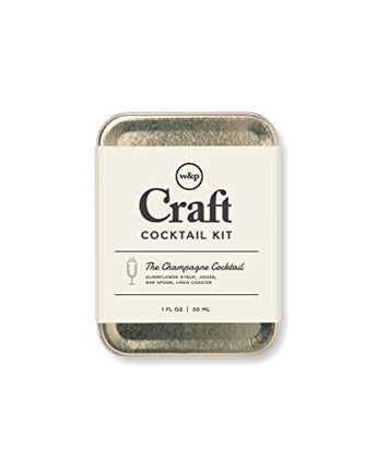 W&P Craft Cocktail Kit, Champagne Cocktail, Portable Kit for Drinks on the Go, Carry On Cocktail Kit, Makes A Great Gift