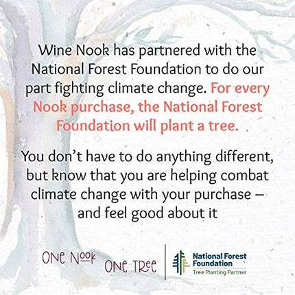 Wine Nook Wooden Wine Cocktail Box Dispenser, Decorative, Naturally Insulated, Fillable Ice Pack Beverage Bag, chalk included (American Black Walnut) 3 Liter