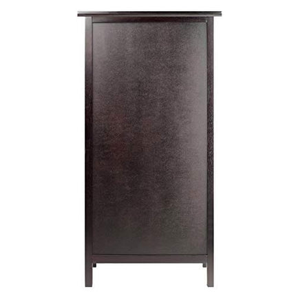 Winsome Alta Wine Storage, Espresso, 19.13"W x 37.48"H x 12.72"D