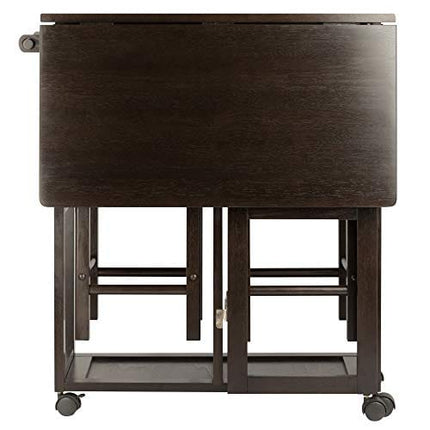 Winsome Suzanne 3-PC Set Space Saver Kitchen, Coffee Finish, 29.61x29.13x32.76