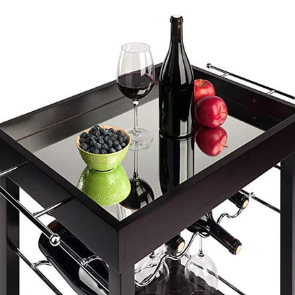 Winsome Trading, Inc. Johnnie Wine Storage, Dark Espresso