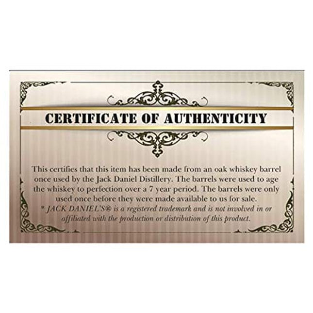 WUDWURK Whiskey Barrel Wood Bolt Action Ballpoint Pen (JD Whiskey Barrel Pen with Case and Extra Ink Refill)